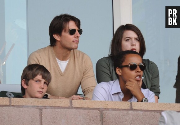 Isabella et son papa Tom Cruise