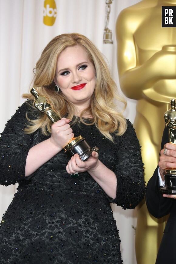 Adele, victorieuse lors de la dernière cérémonie des Oscars