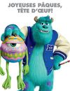 Bob et Sulli souhaitent une Joyeuse Pâques, avant la sortie du film Monstres Academy en juillet 2013