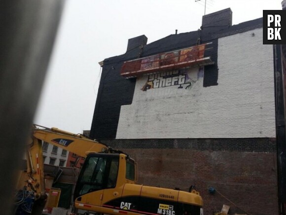 GTA 5 peinte sur un mur de New York