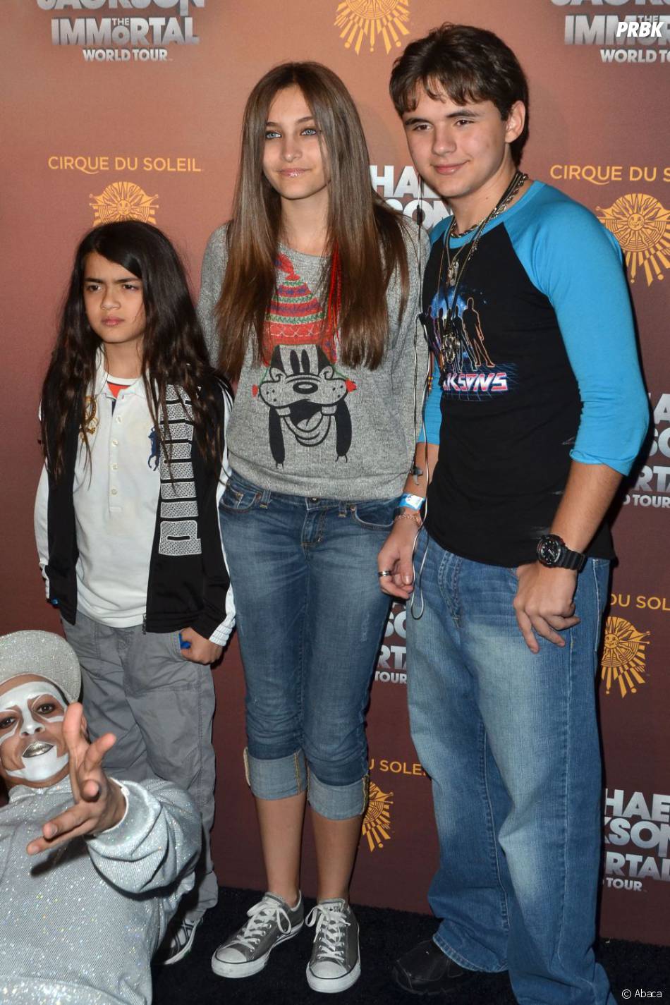 Blanket (à gauche) serait bien le fils de Michael Jackson Purebreak