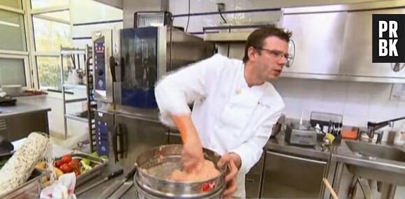 Jean-Philippe Watteyne sur un canard à l'orange pour la demi finale de Top Chef 2013