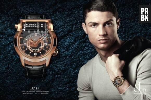 Cristiano Ronaldo en mode Photoshop pour Jacob & Co