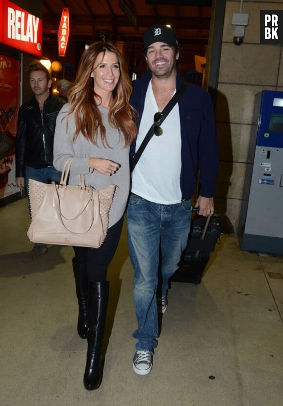 Poppy Montgomery et son petit-émi nagent dans le bonheur