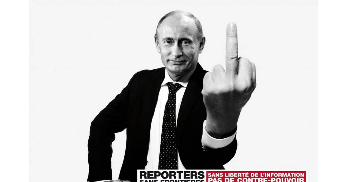 Le President Russe Vladimir Poutine Vous Fait Un Doigt D Honneur Purebreak