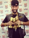 La Fouine repart avec trois trophées des Trace Urban Music Awards 2013 le 14 mai
