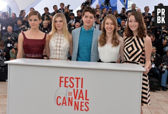 Emma Watson et le casting de The Bling Ring au Festival de Cannes 2013