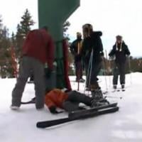 Les Anges de la télé-réalité 5 : gamelle délirante au ski pour Thomas