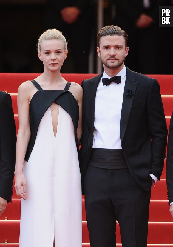 Justin Timberlake et Carey Mullingan pour la montée des marches du film 'Inside Llewyn Davis' au Festival de Cannes le 19 mai 2013