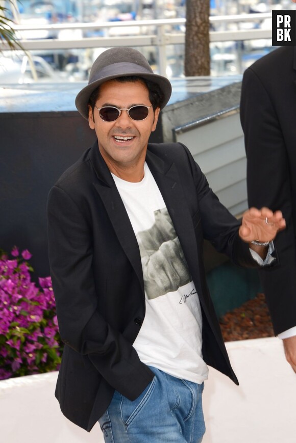 Jamel Debbouze n'a pas caché sa joie, ce mardi 21 mai 2013 à Cannes