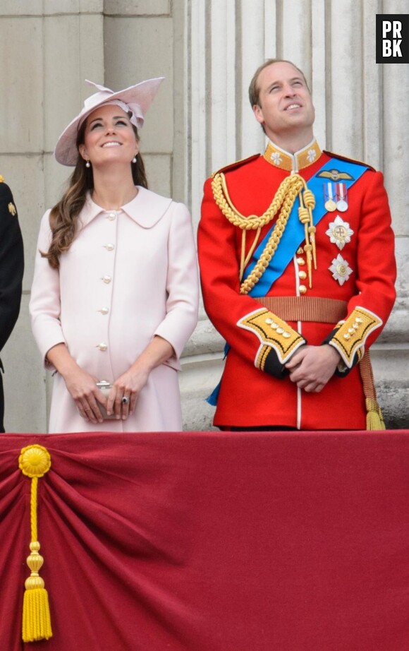 Kate Middleton et le Prince William, couple star du "Trooping the Colour" 2013