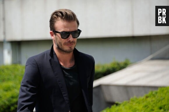 David Beckham très stylé lors de son passage à Paris pour la Fashion Week 2013