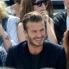 David Beckham a illuminé le défilé Louis Vuitton de la Fashion Week 2013