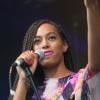 Solange Knowles, la soeur de Beyoncé, pendant le festival de Glastonbury 2013