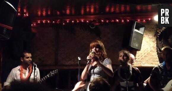 Florence Welch de "Florence and the Machine" massacre "Get Lucky" des Daft Punk.