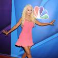 Christina Aguilera : amincie et sexy pour une soirée The Voice à Los Angeles, le 27 juillet 2013
