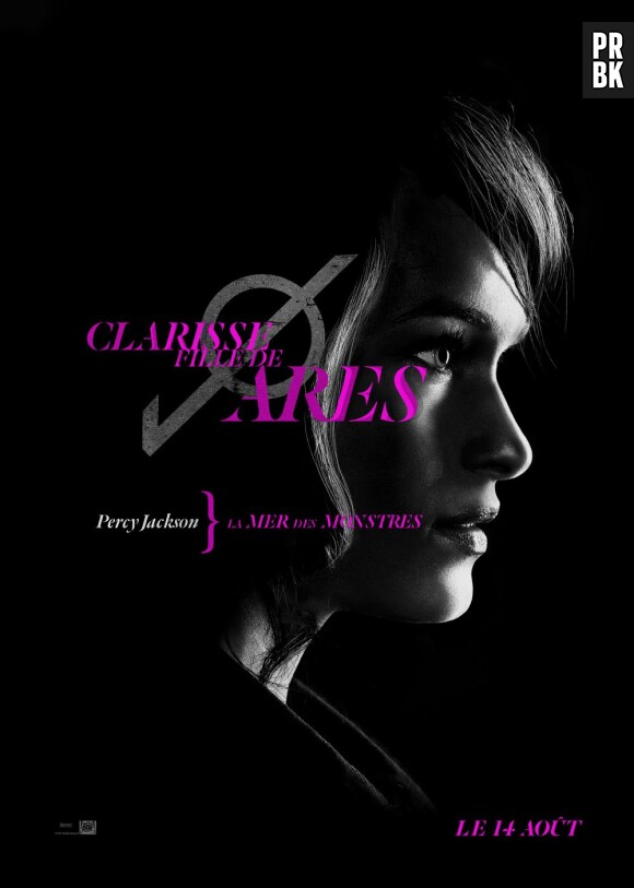 L'affiche-personnage de Clarisse pour Percy Jackson : La Mer des Monstres
