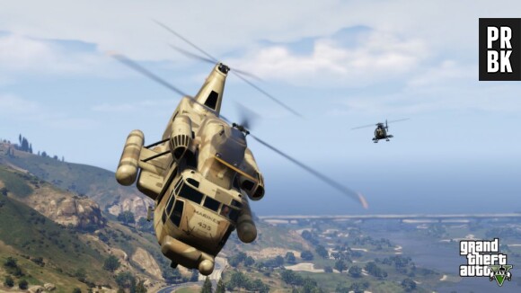 GTA 5 : parmi les véhicules, on retrouvera aussi un hélicoptère d'attaque