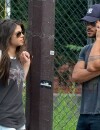 Taylor Lautner et Marie Avgeropoulos à NY, le 29 juillet 2013