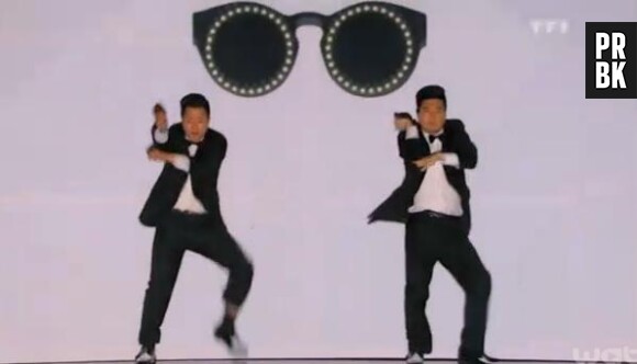 The Best, le meilleure artiste : petit clin d'oeil à Psy pendant la prestation de Khan & Moon.