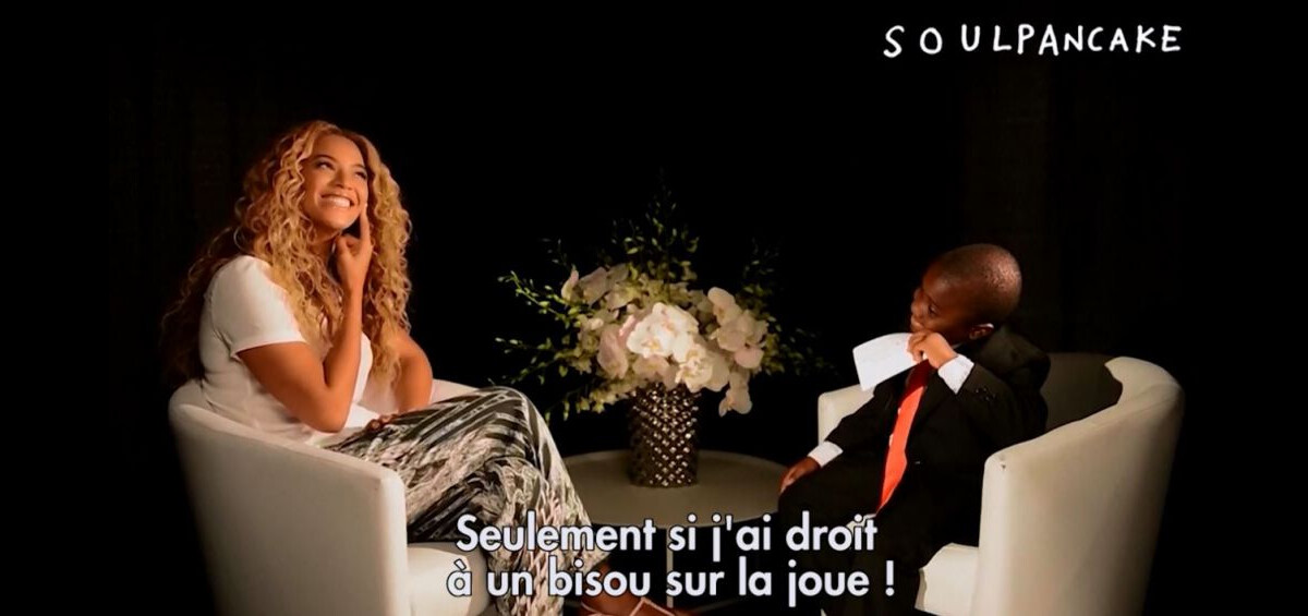 Photo : Beyoncé et Kid Président en interview pour la Journée mondiale ...