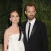 Natalie Portman et son compagnon Benjamin Millepied à la Vanity Fair Oscar Party 2013