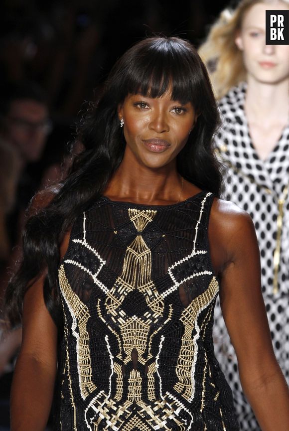 Naomi Campbell à la Mercedes Benz Fashion Week de New-York en septembre 2013