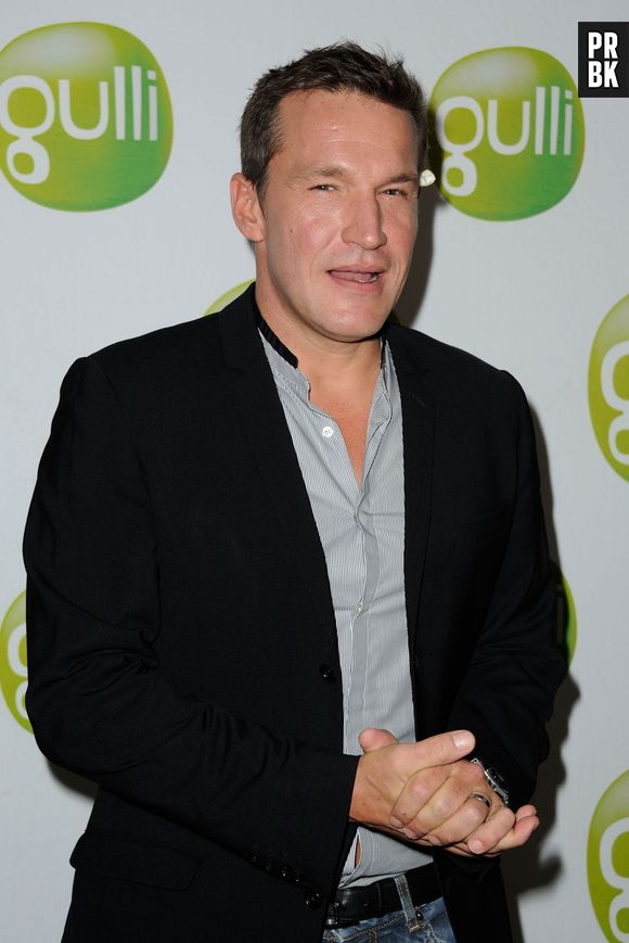 Benjamin Castaldi lors de la conférence de presse de rentrée de Gulli, le 9 septembre 2013