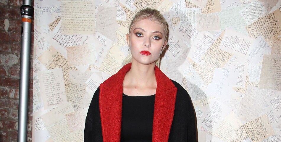 Taylor Momsen : fini le noir aux yeux à la Fashion Week de New York le 11 septembre 2013