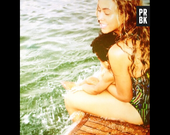 Beyoncé avec Blue Ivy, bébé le plus influent du monde