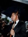 Leonardo DiCaprio sous la pluie pour la projection de Gatsby le Magnifique au Festival de Cannes 2013