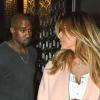 Kim Kardashian et Kanye West à Los Angeles, le 20 septembre 2013