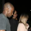 Kim Kardashian et Kanye West à Los Angeles, le 20 septembre 2013