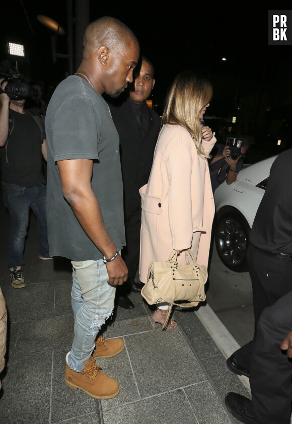 Kim Kardashian et Kanye West à Los Angeles, le 20 septembre 2013