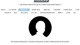 Rap Clocks, le site pour savoir quand Lauryn Hill et Fat Joe sortiront de prison