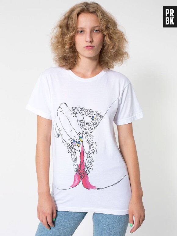 American Apparel : des t-shirts imprimés menstruation