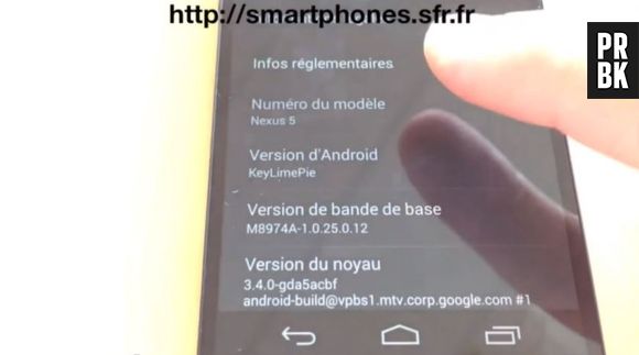 Nexus 5 : le smartphone de Google présenté le 28 octobre ?