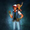 Disney en mode Halloween : Aladdin en Sacha, dresseur de Pokémon, et Abu en Pikachu