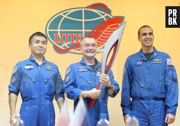 JO de Sotchi 2014 : la torche olympique envoyé dans l'espace à bord d'une fusée Soyouz