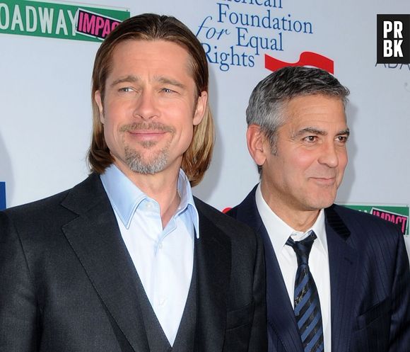 George Clooney et Brad Pitt, meilleurs amis à Hollywood