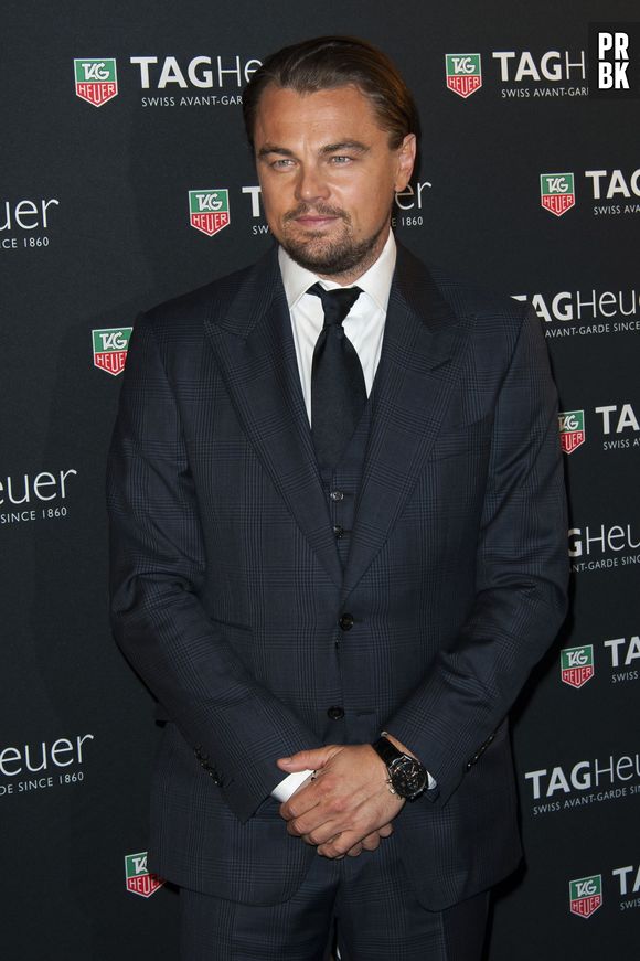 Leonardo DiCaprio, à la soirée Tag Heuer à Paris, le 6 novembre 2013