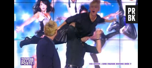 TPMP : Enora Malagré laisse entrevoir sa petite culotte lors d'un porté périlleux