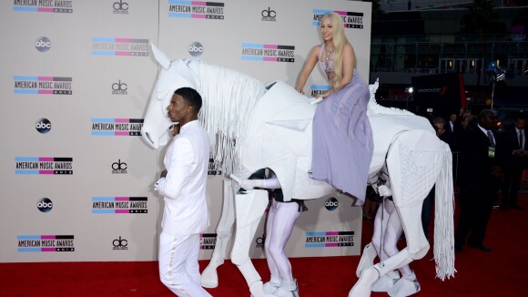 Lady Gaga à cheval, Miley Cyrus, One Direction... Le tapis rouge des AMA 2013