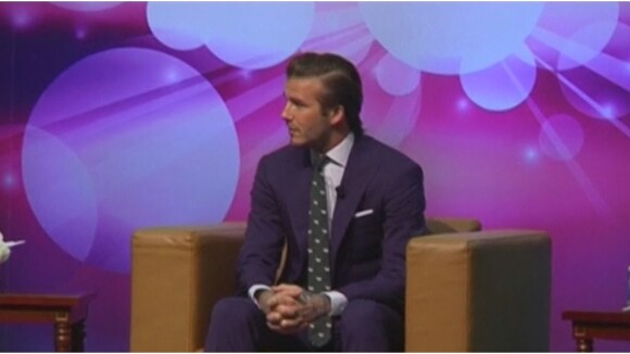 David Beckham se "déshabille" pour la bonne cause... et se confie sur son projet à Miami