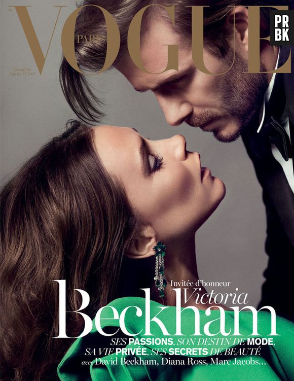 David Beckham et Victoria Beckham prennent la pose pour Vogue Paris