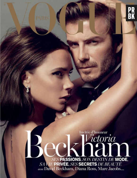 David Beckham et Victoria Beckham prennent la pose pour Vogue Paris