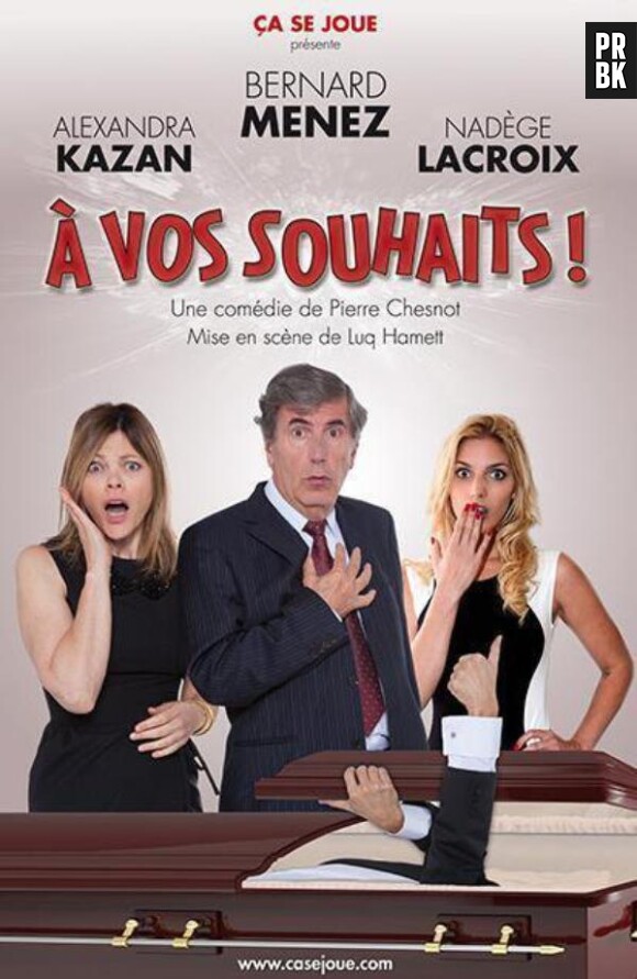 Nadège Lacroix à l'affiche de la pièce A Vos Souhaits !