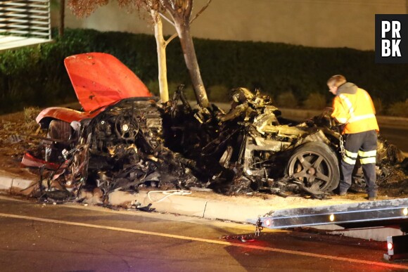 Paul Walker : photo de son accident, le 30 novembre 2013