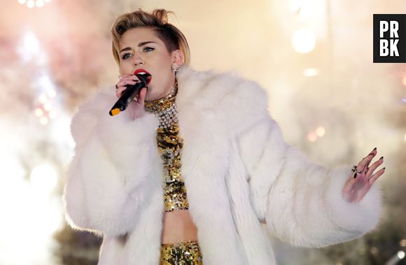 Miley Cyrus à New York le 31 décembre 2013