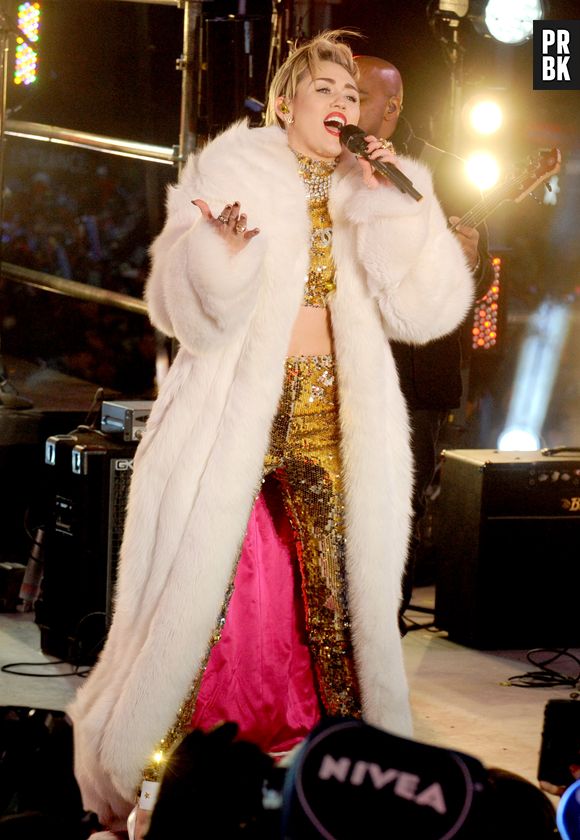 Miley Cyrus à New York le 31 décembre 2013
